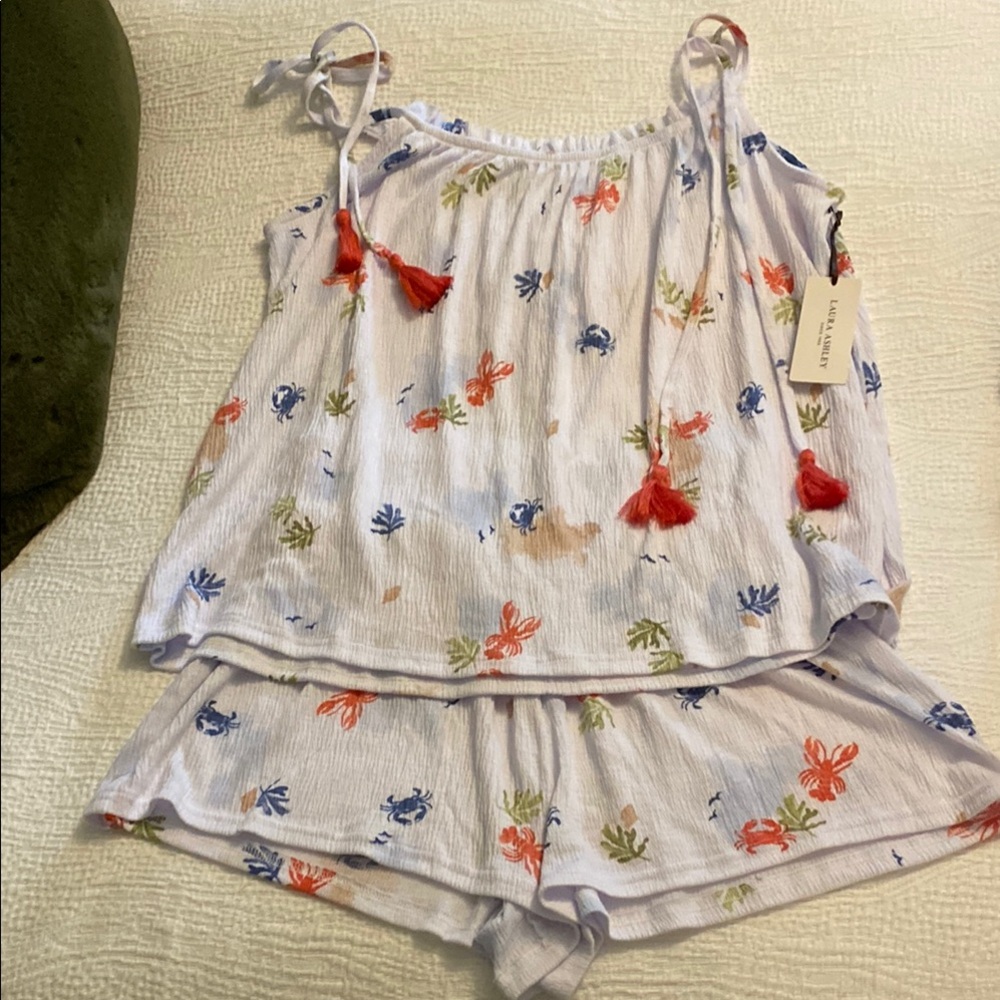 Laura Ashley Multicolor Floral Pajamas